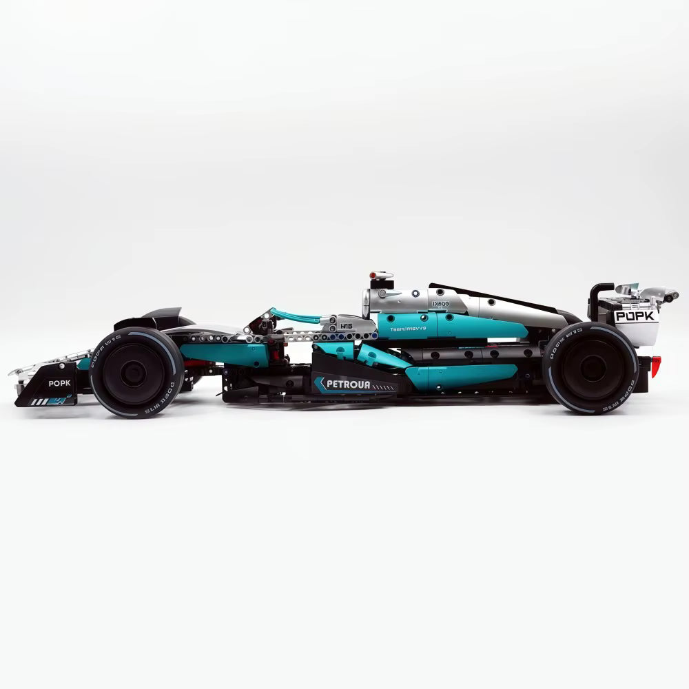 MK6021 MOC Mercedes-AMG W15 F1 Racing Car Building Blocks 1936pcs Boxed Edition