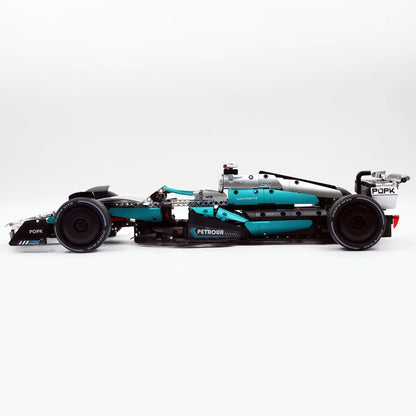 MK6021 MOC Mercedes-AMG W15 F1 Racing Car Building Blocks 1936pcs Boxed Edition