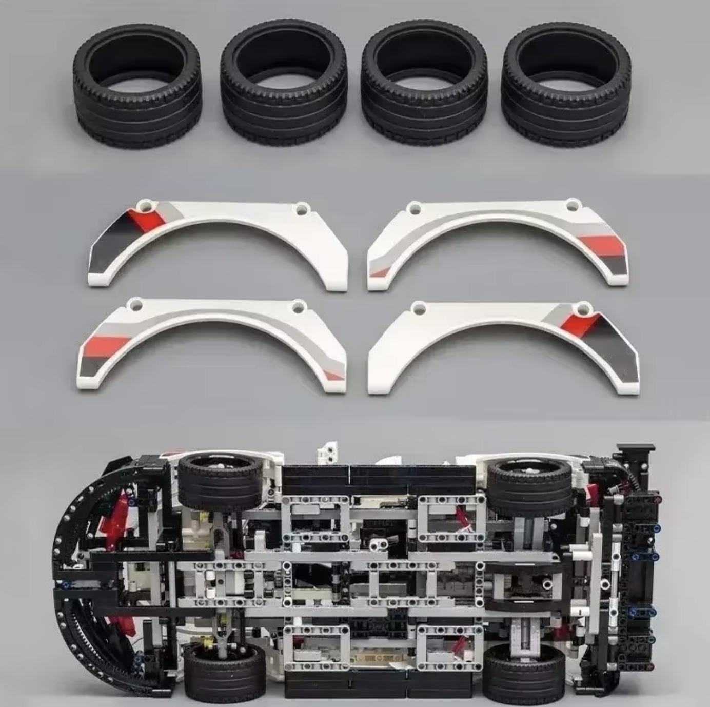 42096 MOC Porsche 911 RSR Building Blocks Technic 1580pcs