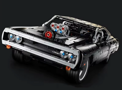 42111 MOC Dom's Dodge Charger Building Blocks Technic 1077pcs