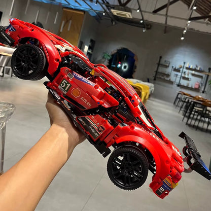 42125 MOC Ferrari 488 GTE “AF Corse #51” Technic 1684 pcs