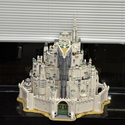 11377 MOC The Lord of the Rings: Minas Tirith with 10 Mini Figures Building Blocks LOTR 8278pcs