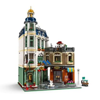 11371 MOC Shopping Street with 7 Mini Figures Building Blocks Icons 3456pcs