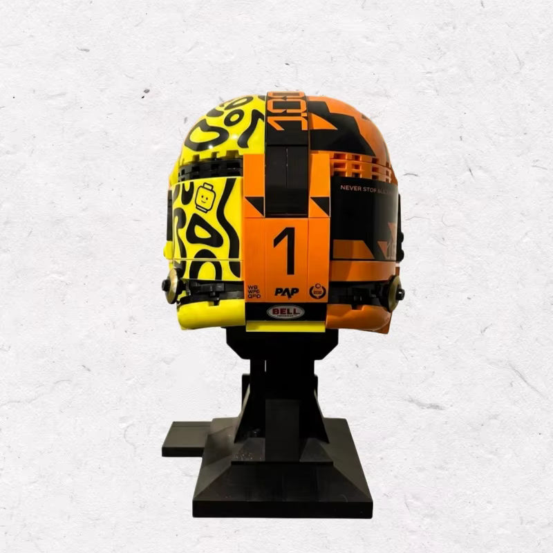 43023 MOC McLaren Mastercard F1 Team Lando Norris Helmet Building Blocks Editions 793pcs Boxed Edition