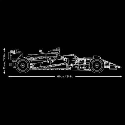 42240 MOC Aston Martin Aramco AMR25 F1 Car Building Blocks Technic 1547pcs