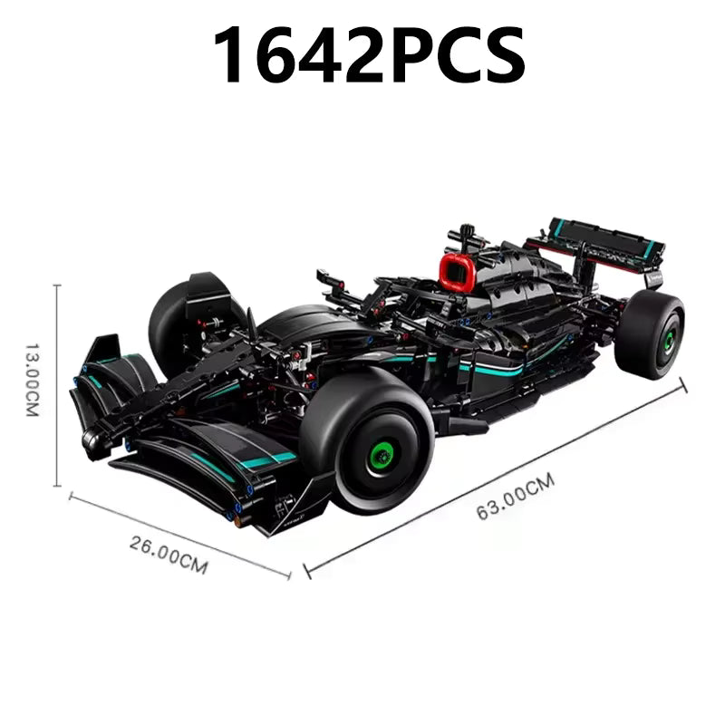 42171 MOC Mercedes-AMG F1 W14 E Performance Building Blocks Technic 1643pcs