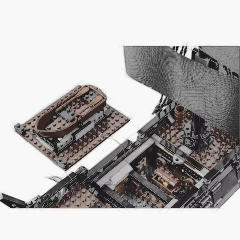 10365 MOC Captain Jack Sparrow's Pirate Ship Building Block Icons 2862pcs