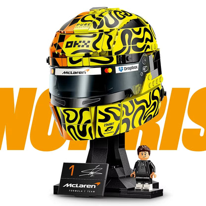 43023 MOC McLaren Mastercard F1 Team Lando Norris Helmet Building Blocks Editions 793pcs Boxed Edition
