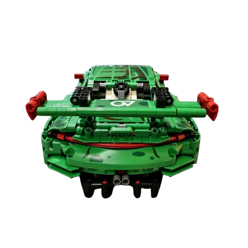 42224 MOC Porsche 911 GT3 R REXY AO Racing Car Building Blocks Technic 1313pcs