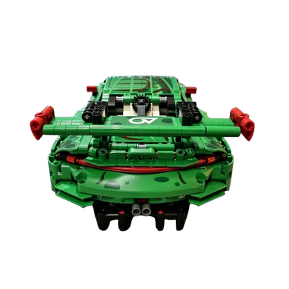 42224 MOC Porsche 911 GT3 R REXY AO Racing Car Building Blocks Technic 1313pcs