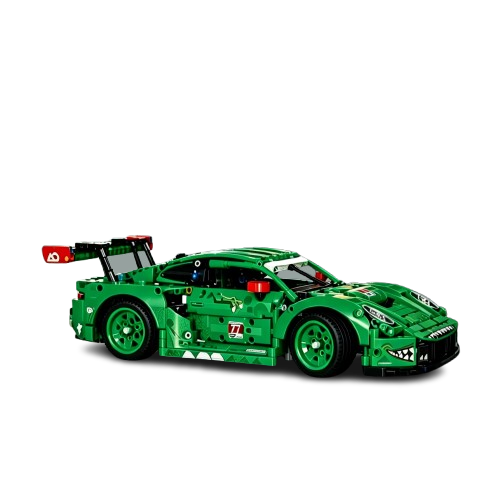 42224 MOC Porsche 911 GT3 R REXY AO Racing Car Building Blocks Technic 1313pcs