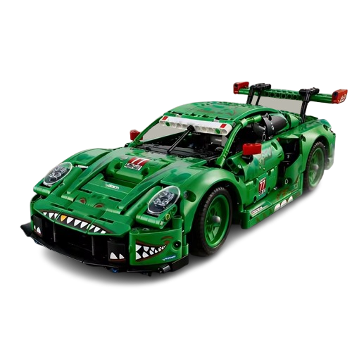42224 MOC Porsche 911 GT3 R REXY AO Racing Car Building Blocks Technic 1313pcs