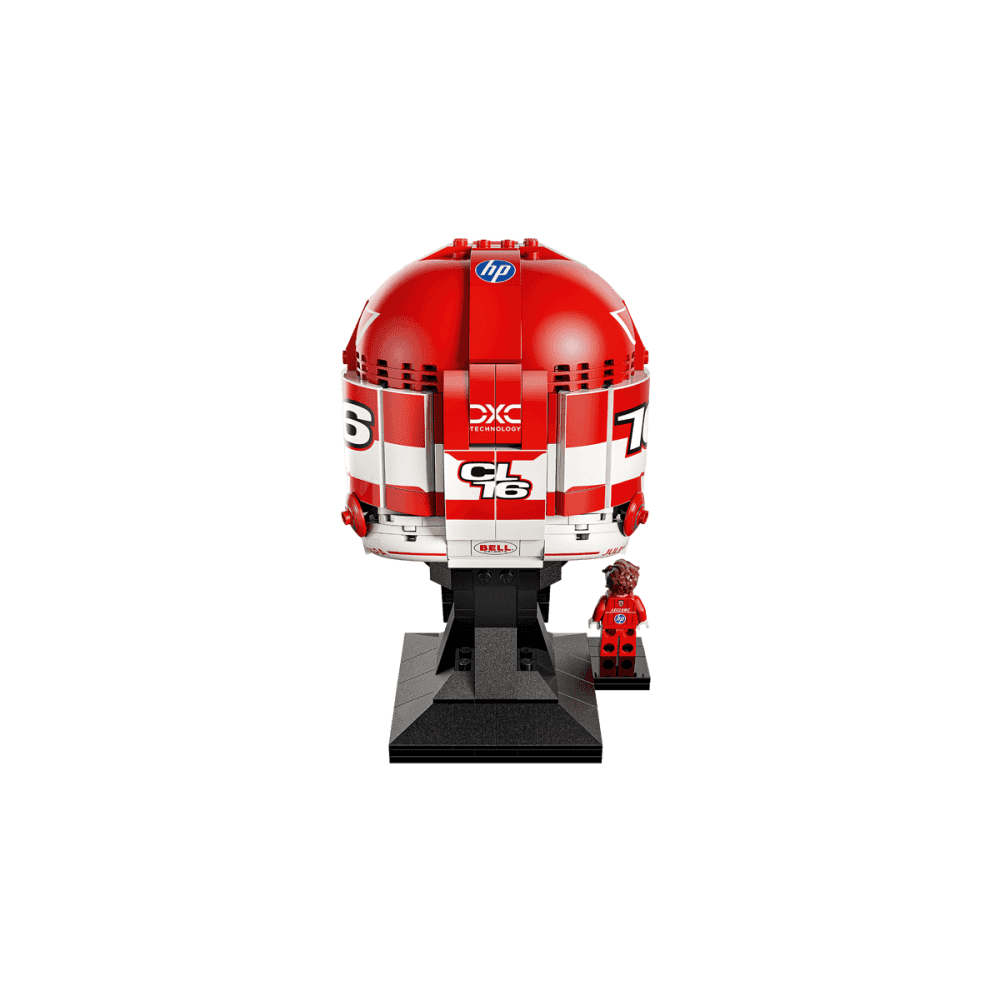 43014 MOC Scuderia Ferrari HP Charles Leclerc Helmet Building Blocks Editions 886pcs