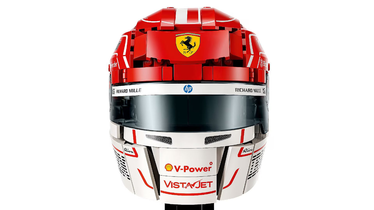 43014 MOC Scuderia Ferrari HP Charles Leclerc Helmet Building Blocks Editions 886pcs