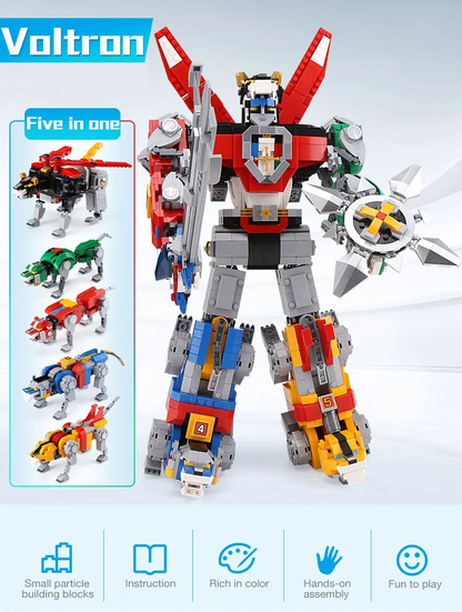 21311 MOC Voltron Building Blocks Ideas 2321pcs