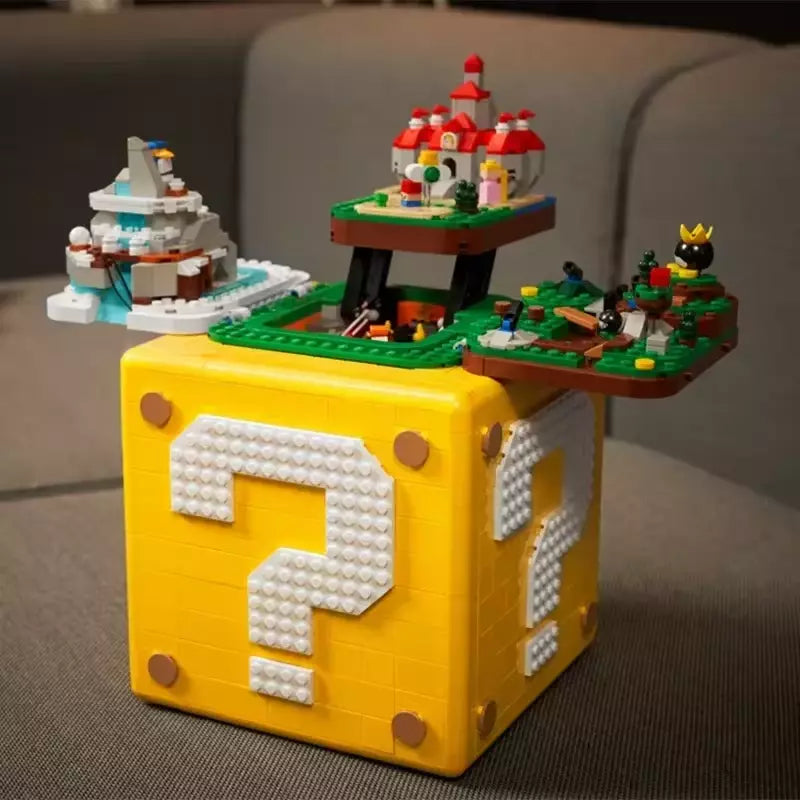 71395 Super Mario 64 Question Mark Block Building Blocks Super Mario 2064pcs