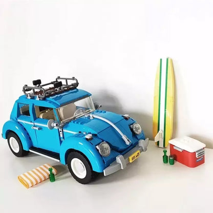 10252 MOC Volkswagen Beetle Building Blocks Creator Expert 1167pcs