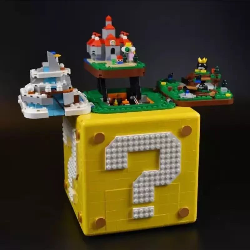 71395 Super Mario 64 Question Mark Block Building Blocks Super Mario 2064pcs