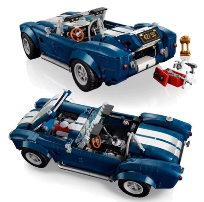 10357 MOC Shelby Cobra 427 S/C Building Blocks Icons 1241pcs