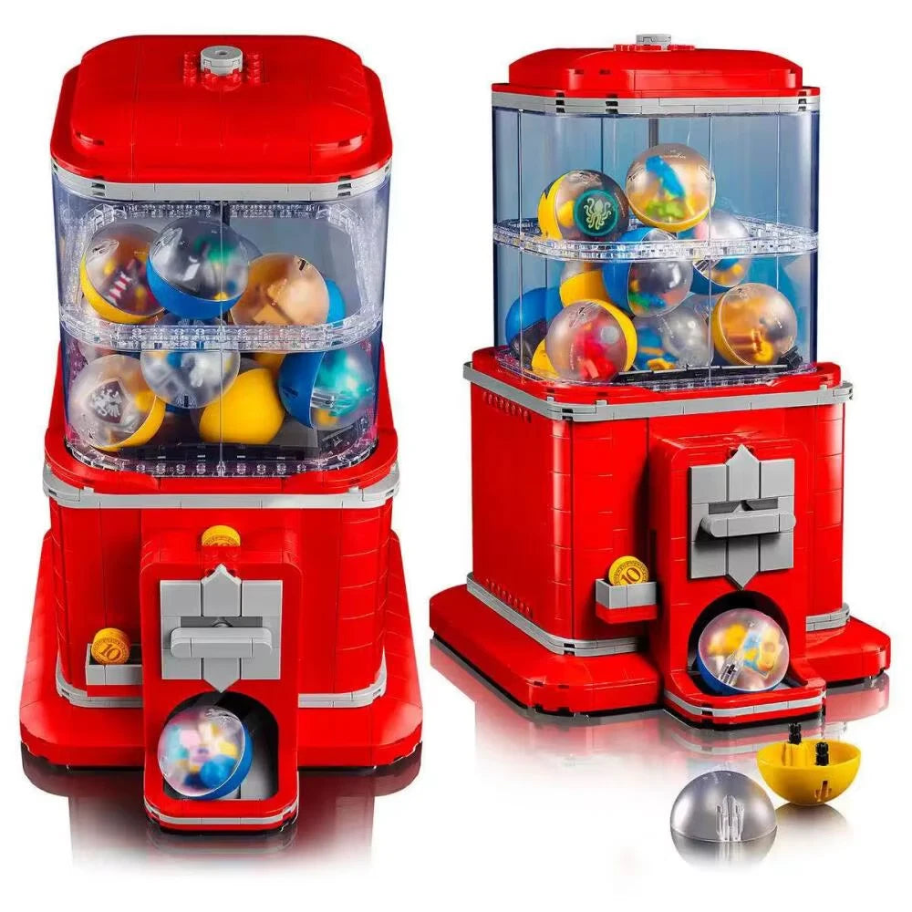 21358 MOC Minifigure Vending Machine w/ 16 Figures Building Blocks 1343pcs IDEAS