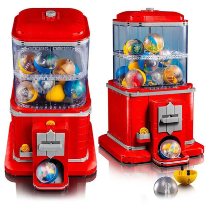 21358 MOC Minifigure Vending Machine w/ 16 Figures Building Blocks 1343pcs IDEAS