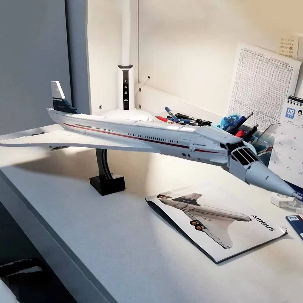 10318 MOC Concorde Building Blocks ICONS 2083pcs Supersonic Plane
