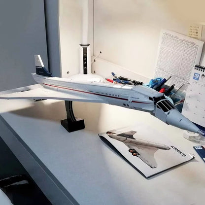 10318 MOC Concorde Building Blocks ICONS 2083pcs Supersonic Plane
