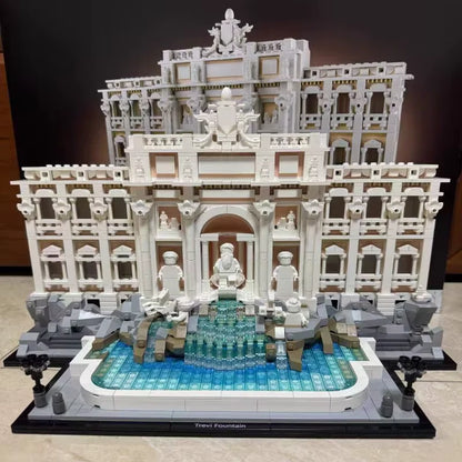 MOC 21062 Trevi Fountain Building Blocks Architecture 1880pcs