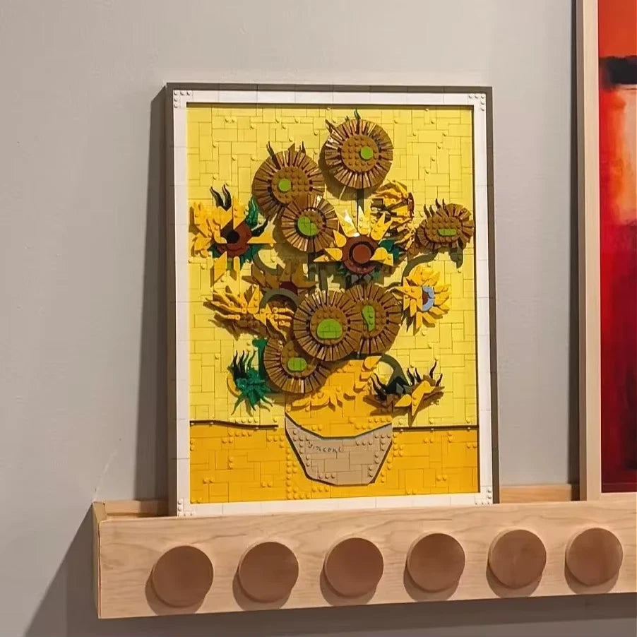 31215 MOC Vincent van Gogh – Sunflowers Building Blocks ART 2615pcs