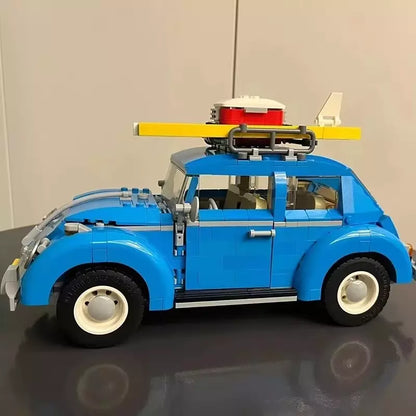 10252 MOC Volkswagen Beetle Building Blocks Creator Expert 1167pcs