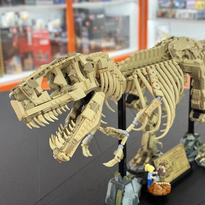 76968 MOC Dinosaur Fossils: Tyrannosaurus Rex Building Blocks Jurassic 3145pcs