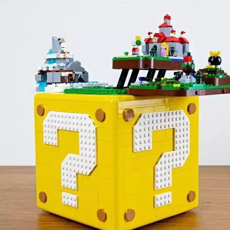 71395 Super Mario 64 Question Mark Block Building Blocks Super Mario 2064pcs