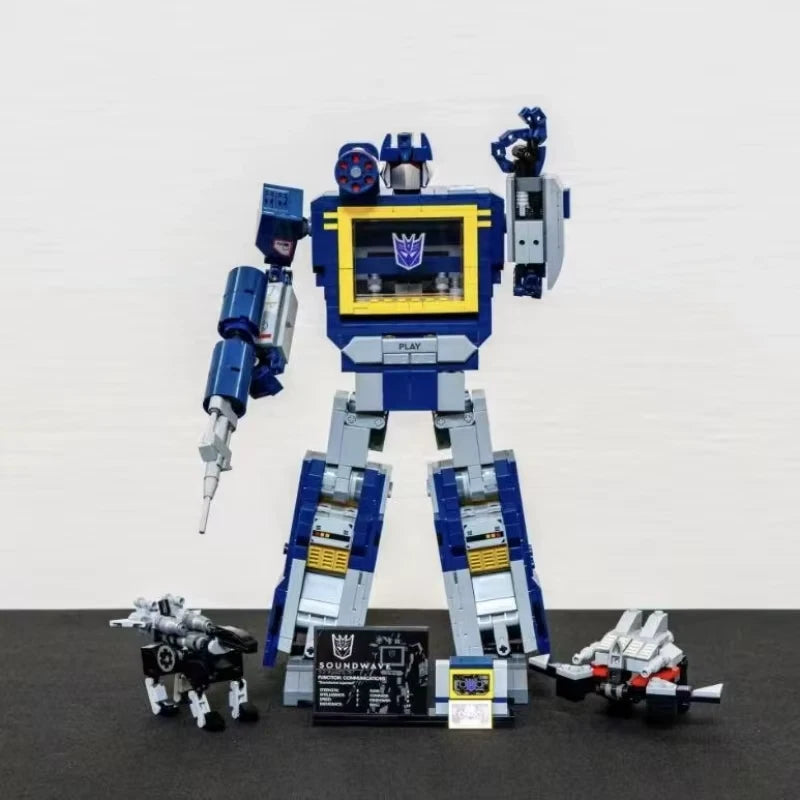 10358 MOC Transformers: Soundwave Building Blocks Icons 1505pcs