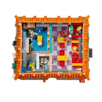 10352 MOC The Simpsons: Krusty Burger Building Blocks with 7 Figures 1635pcs