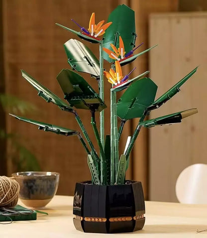 10289 MOC Bird of Paradise Building Blocks Botanical Collection 1173pcs Boxed Edition