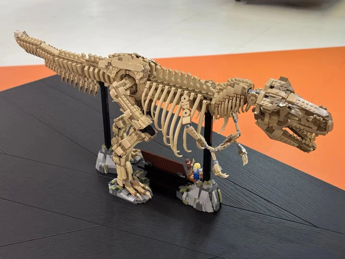 76968 MOC Dinosaur Fossils: Tyrannosaurus Rex Building Blocks Jurassic 3145pcs