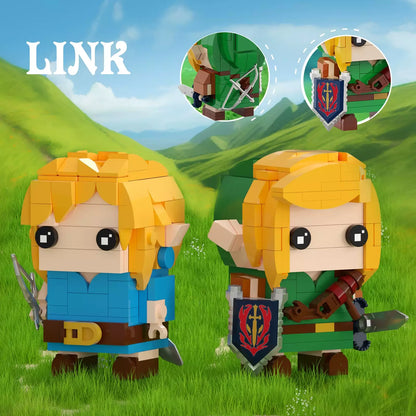 MOC Link Breath of the Wild Brickheadz Building Blocks with Box Zelda 334pcs