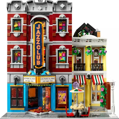 10312 MOC Jazz Club with 8 Mini Figures Building Blocks Icons 2899pcs