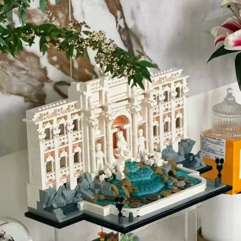 MOC 21062 Trevi Fountain Building Blocks Architecture 1880pcs