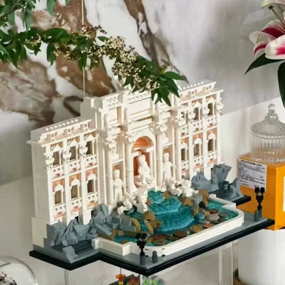 MOC 21062 Trevi Fountain Building Blocks Architecture 1880pcs