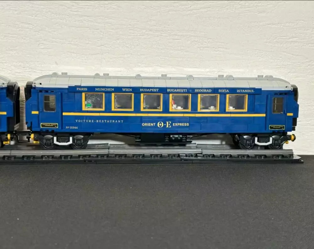 21344 MOC The Orient Express Train Building Blocks Ideas 2540pcs