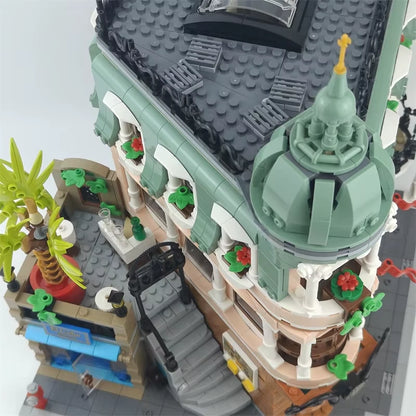 10297 MOC Hotel with 7 Mini Figures Building Blocks ICONS 3066pcs