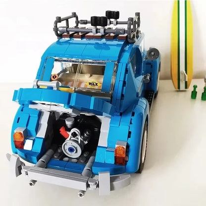 10252 MOC Volkswagen Beetle Building Blocks Creator Expert 1167pcs