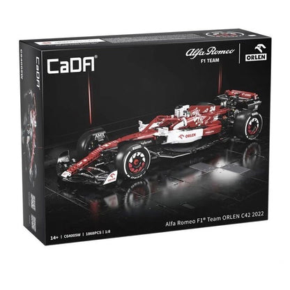 CaDA Alfa Romeo F1 Team Orlen C64005W – 1:8 Large-Scale Formula Display Set (1868pcs, Official Box)
