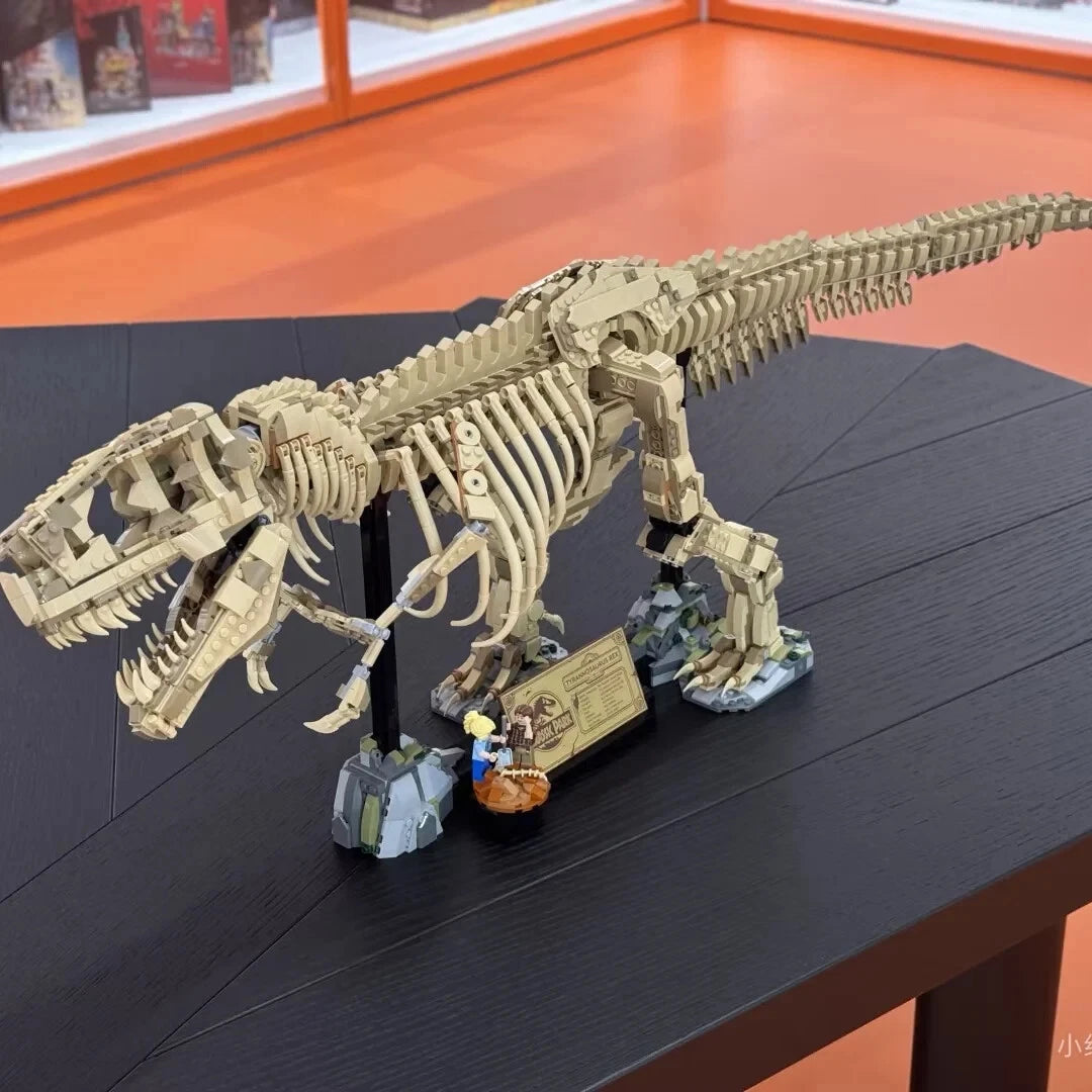 76968 MOC Dinosaur Fossils: Tyrannosaurus Rex Building Blocks Jurassic 3145pcs