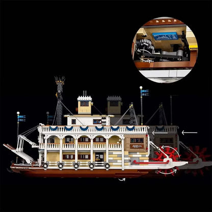 MOC 21356 River Steamboat Building Blocks Ideas 4090pcs
