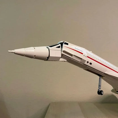 10318 MOC Concorde Building Blocks ICONS 2083pcs Supersonic Plane
