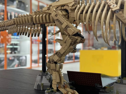 76968 MOC Dinosaur Fossils: Tyrannosaurus Rex Building Blocks Jurassic 3145pcs