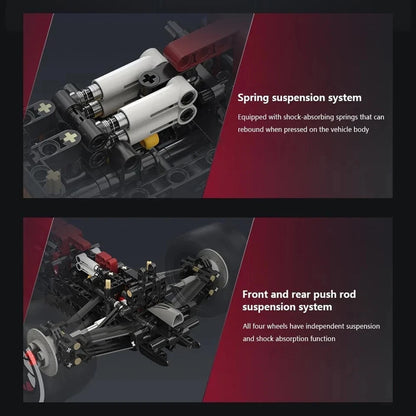 CaDA Alfa Romeo F1 Team Orlen C64005W – 1:8 Large-Scale Formula Display Set (1868pcs, Official Box)