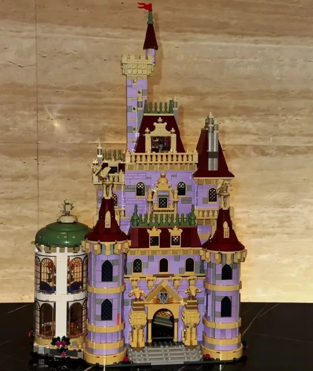 43263 MOC Beauty & the Beast Castle with 10 Figures Building Blocks Disney 2916pcs
